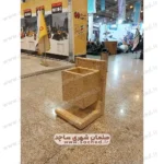 سطل زباله تمام بتن برای فضای سبز و پارک