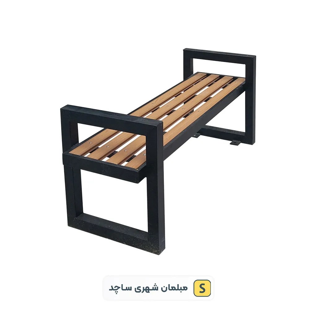 نیمکت فلزی و چوبی مخصوص پارک